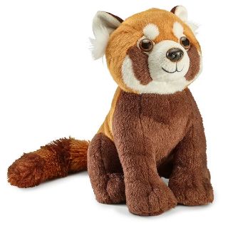 Obrázek z Panda červená sedící, plyš 20cm 